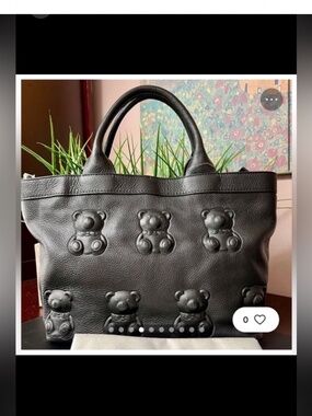 IOPELLE Genuine Leather Teddy Embossed Bag
